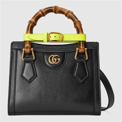 mini gucci diana|Gucci Diana super mini bag in black leather .